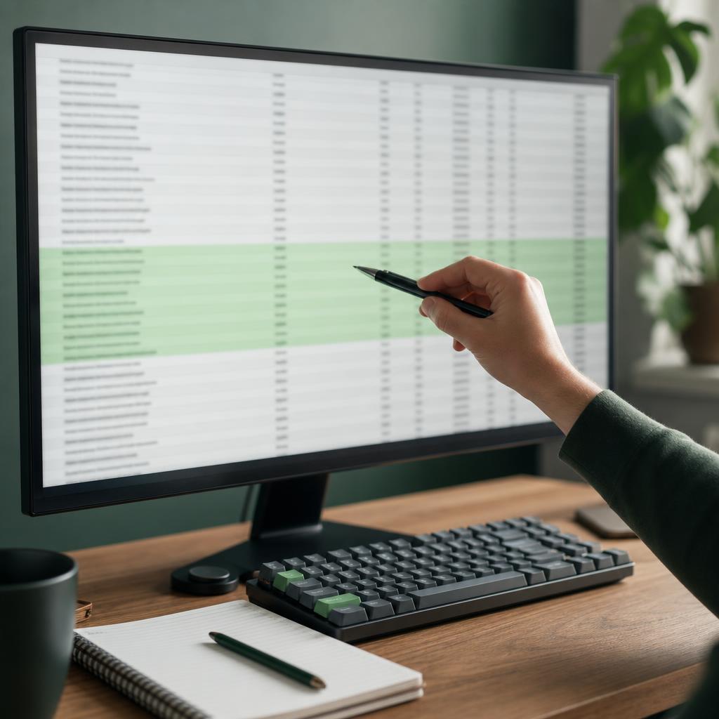 Écran affichant un tableau de crawl avec des lignes d’adresses aux titres identiques surlignées